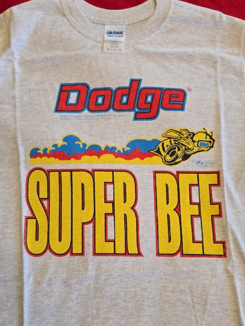 New Dodge Super Bee Graphic Tee - Yellow & Red Print